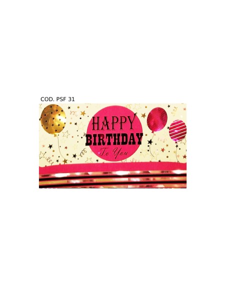 Kit ricarica Happy Birthday / Porta Soldi Flash