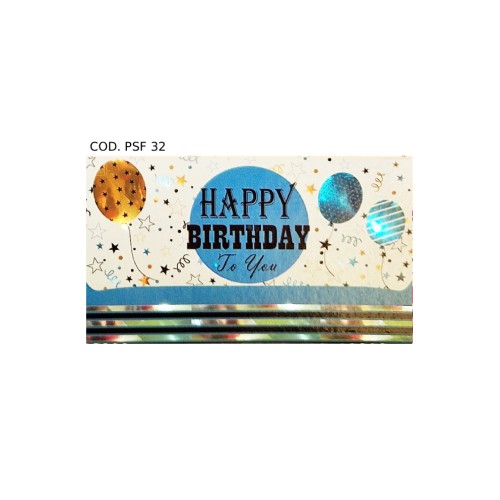 Kit ricarica Happy Birthday / Porta...