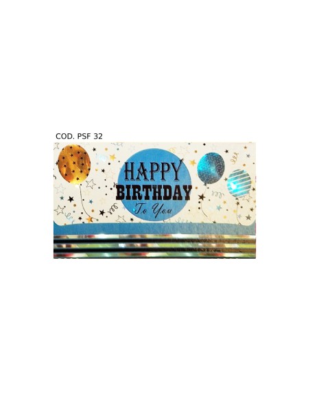 Kit ricarica Happy Birthday / Porta Soldi Flash