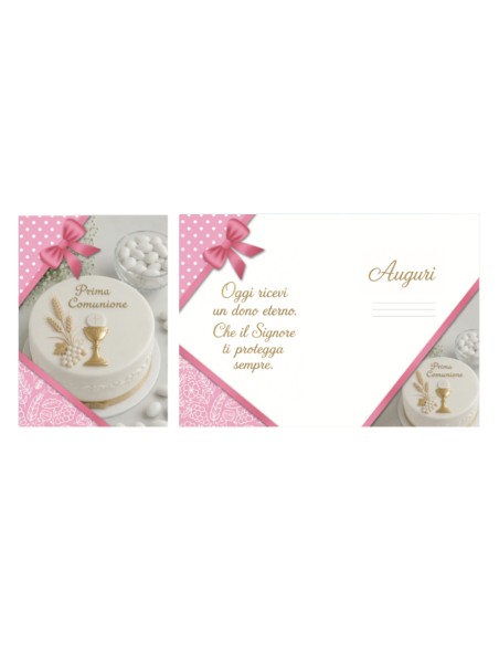 Kit ricarica Prima Comunione / biglietti di auguri mod. Basic