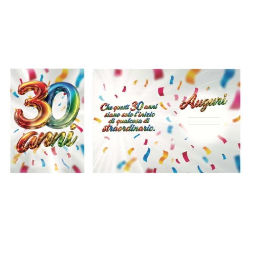 Kit ricarica Compleanni (20, 30, 40...