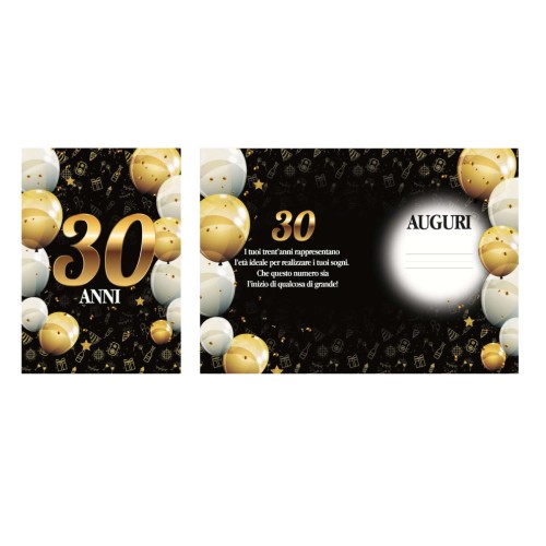 Kit ricarica Compleanni (20, 30, 40...