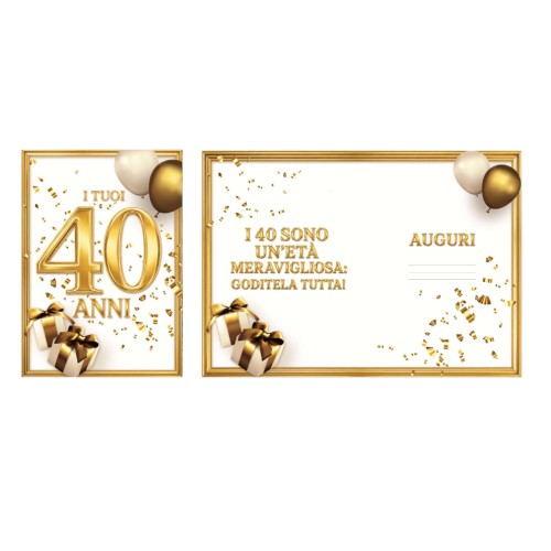 Kit ricarica Compleanni (20, 30, 40...