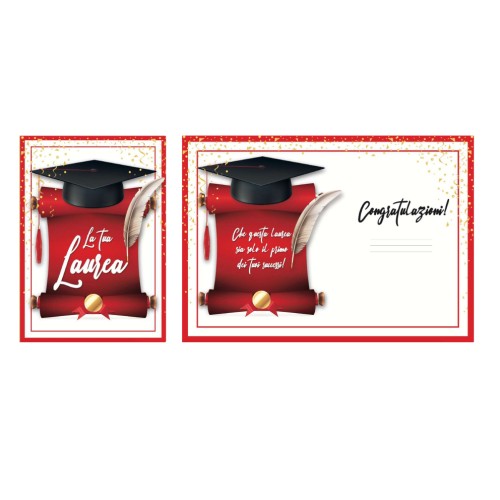 Kit ricarica Laurea / biglietti di...