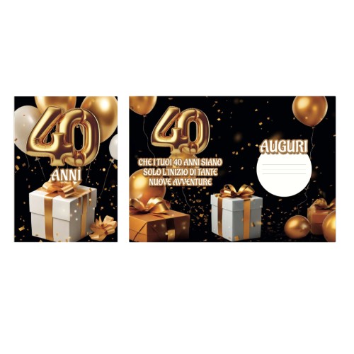 Kit ricarica Compleanni (20, 30, 40...