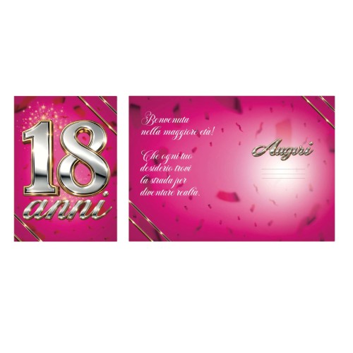 Kit ricarica 18 Anni / biglietti di...