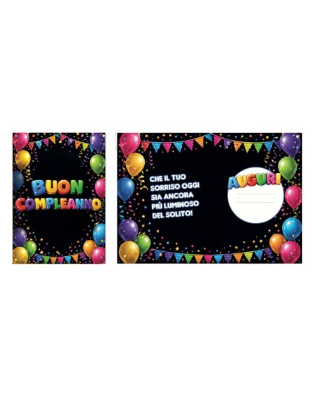 Kit ricarica Compleanno / biglietti di auguri mod. Basic