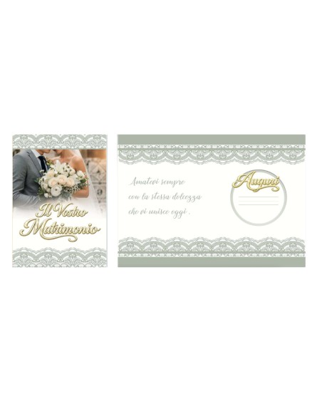 Kit ricarica Matrimonio / biglietti di auguri mod. Basic