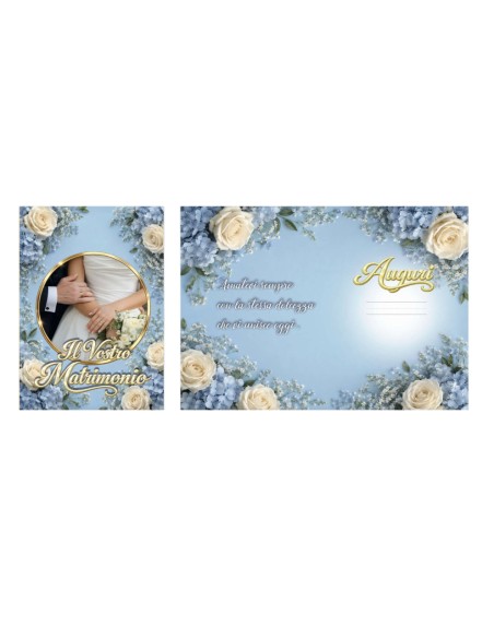 Kit ricarica Matrimonio / biglietti di auguri mod. Basic