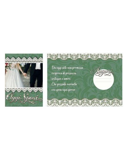 Kit ricarica Matrimonio / biglietti di auguri mod. Basic