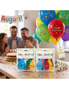 Palloncini colorati con...