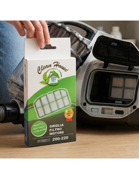 Griglia Filtro Motore aspirapolvere compatibile Vorwerk / Folletto (mod. 200, 220)