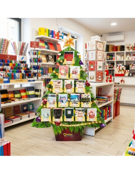 Espositore da Terra Albero di Natale / biglietti di auguri mod. Basic (pz. 180)